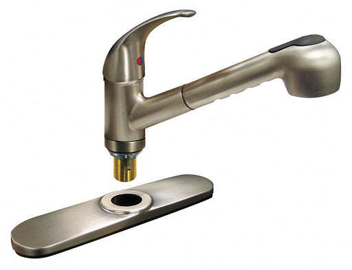Low Arc Pull Out Brushed Nickel 1.8gpm