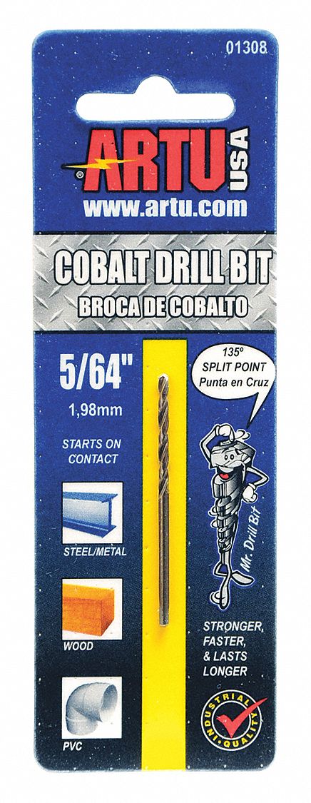 Jobber Bit 5/64 in Cobalt Steel