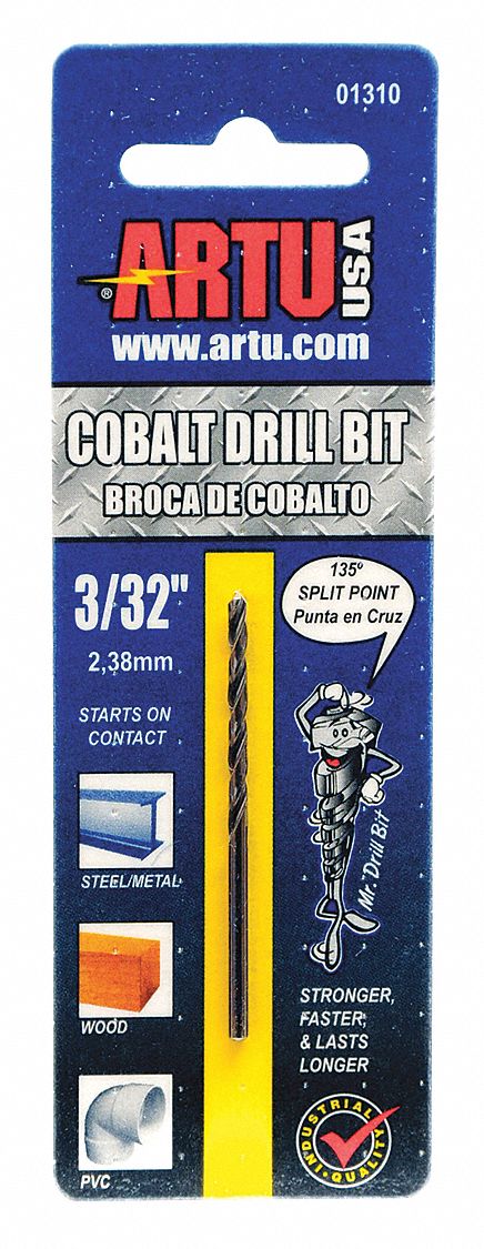 Jobber Bit 3/32 in Cobalt Steel