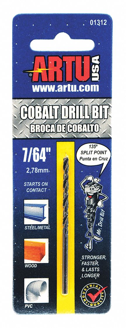 Jobber Bit 7/64 in Cobalt Steel