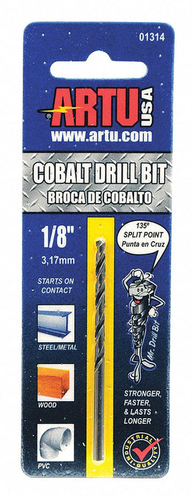 Jobber Bit 1/8 in Cobalt Steel