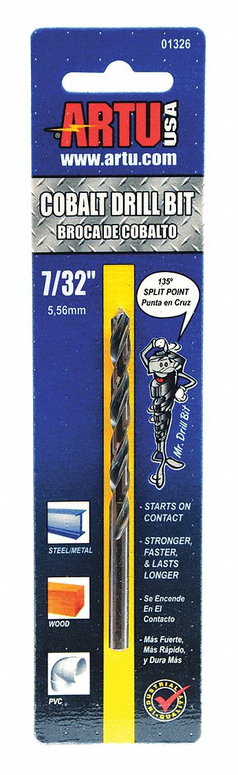 Jobber Bit 7/32 in Cobalt Steel