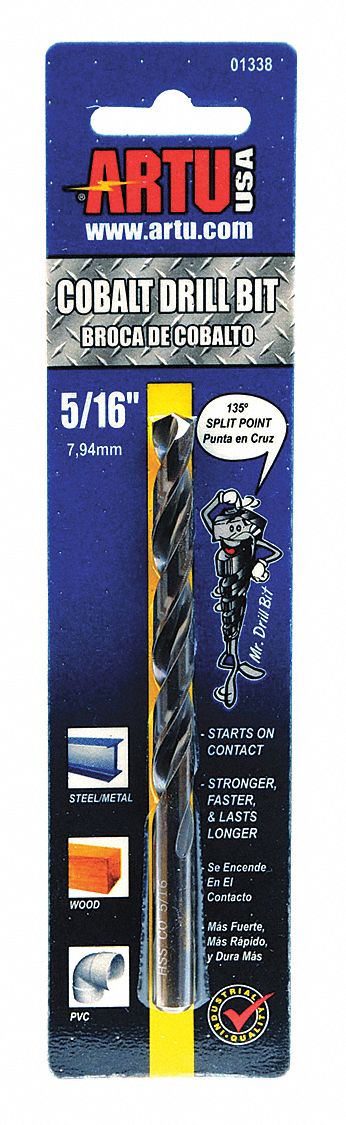 Jobber Bit 5/16 in Cobalt Steel