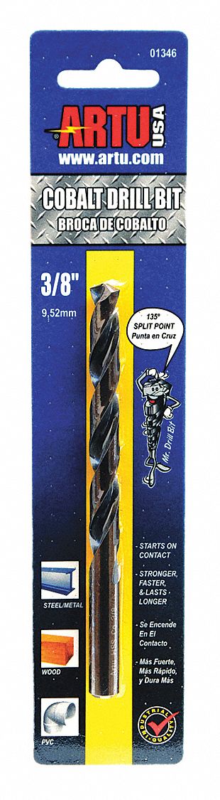 Jobber Bit 3/8 in Cobalt Steel