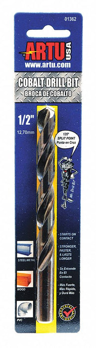 Jobber Bit 1/2 in Cobalt Steel