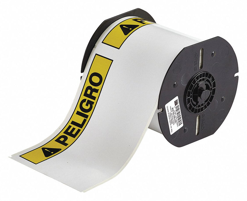 Pre-Cut Label Stock Roll White Gloss