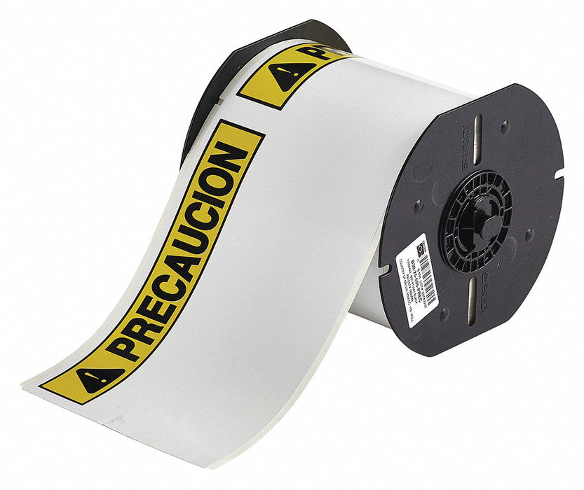 Pre-Cut Label Stock Roll White Gloss