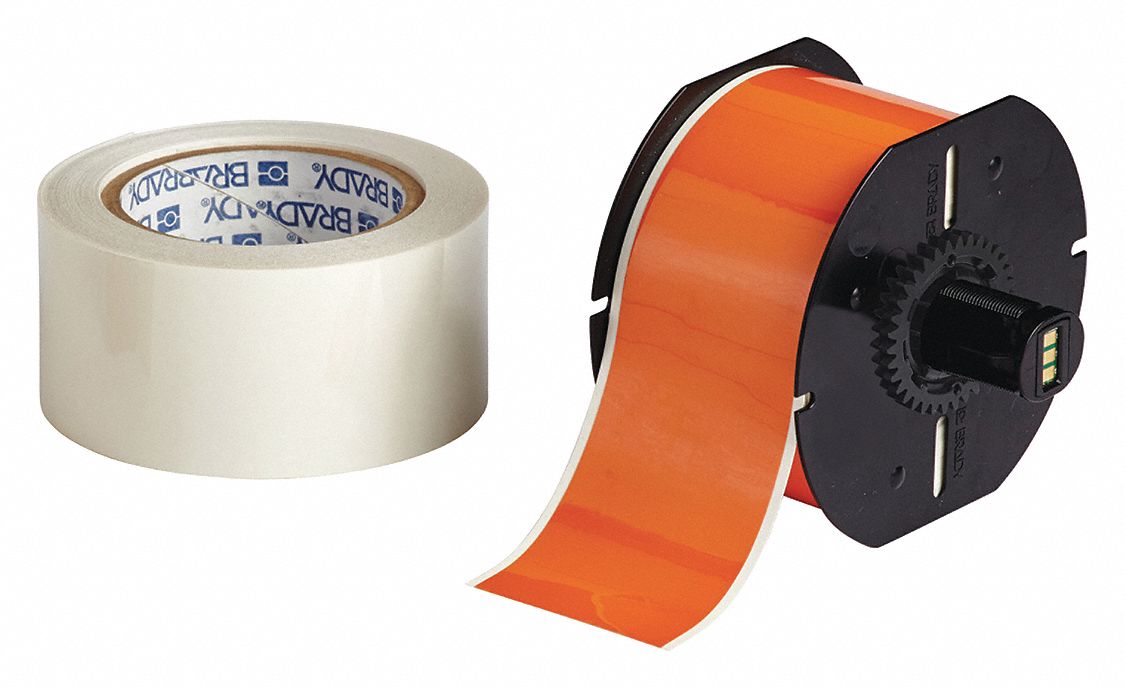 ContinuousLabelStock Orange Gloss