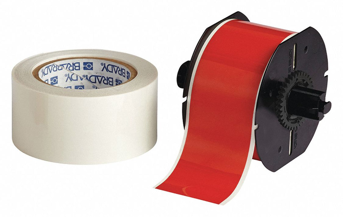 ContinuousLabelStock Red Gloss 2-1/4inW