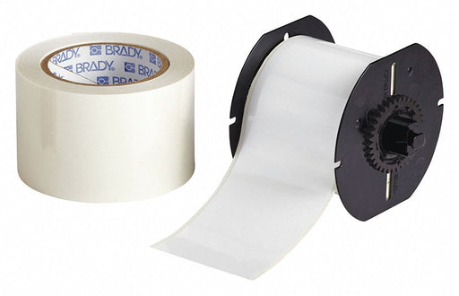 ContinuousLabelStock White Gloss 3inW