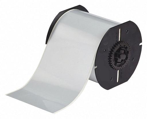 ContinuousLabelStock Silver Gloss 4inW