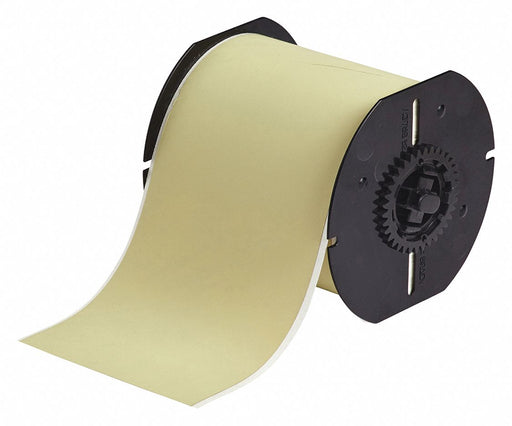 ContinuousLabelStock Yellow Matte 4inW