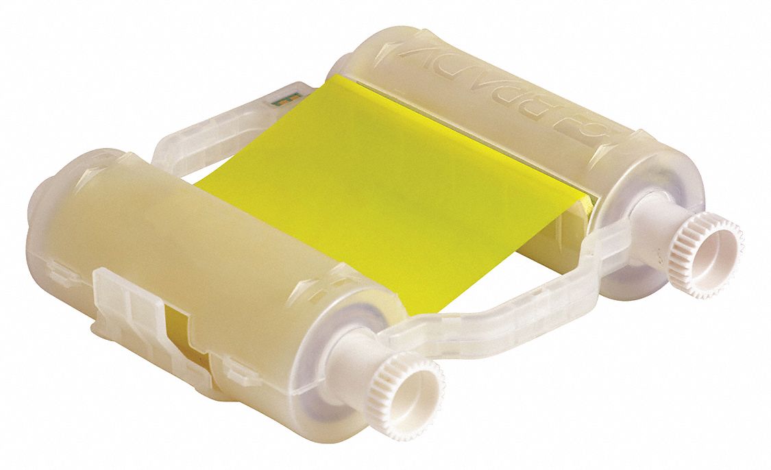 Single-ColorPrinterRibbon Yellow 200ftL