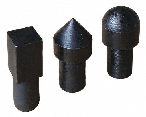 Punch Set 3pcs Round Point Square