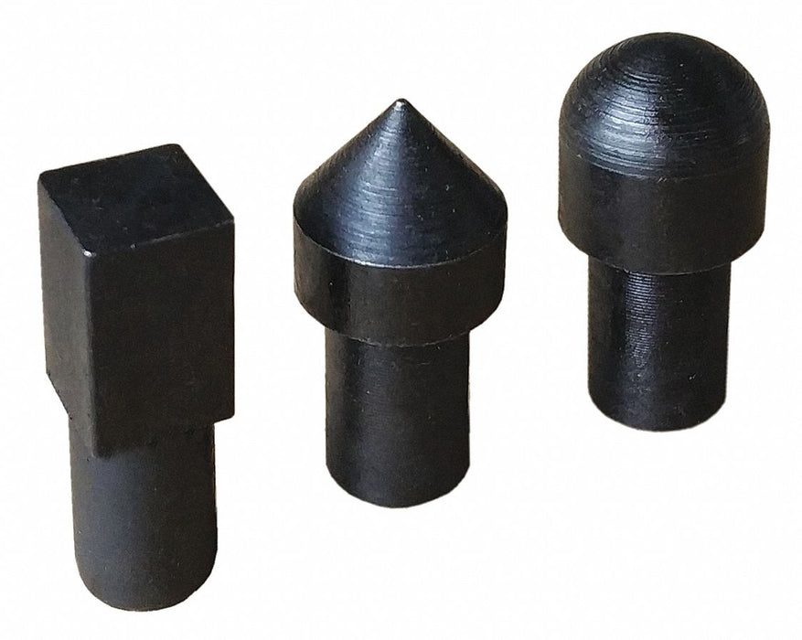 Punch Set 3pcs Round Point Square