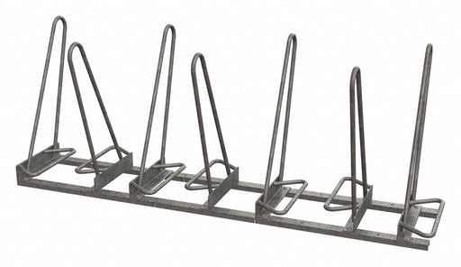 Bike Rack Silver Color 7 Cap. 25 W