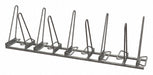 Bike Rack Silver Color 9 Cap. 25 W