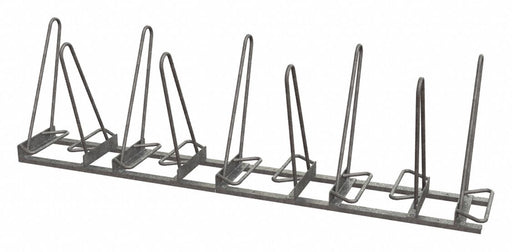 Bike Rack Silver Color 9 Cap. 25 W