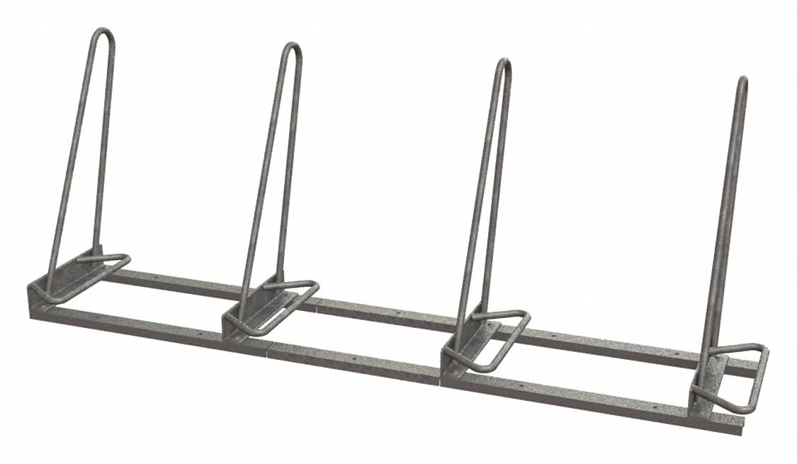 Bike Rack Silver Color 4 Cap. 22 W
