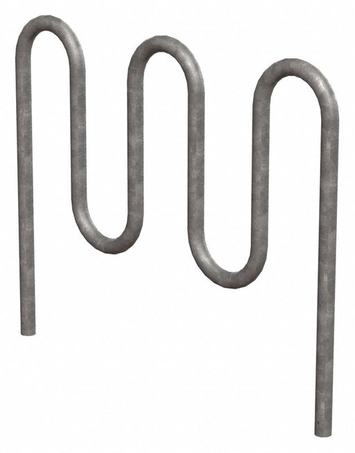 Bike Rack Silver Color 7 Cap. 3 W