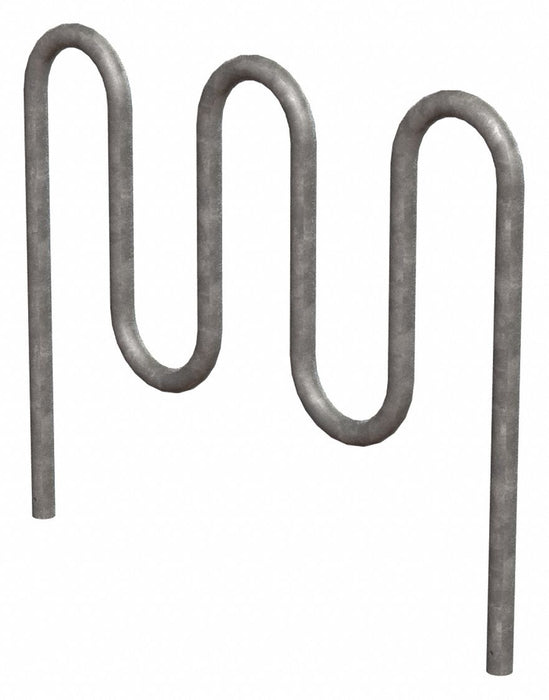 Bike Rack Silver Color 7 Cap. 3 W