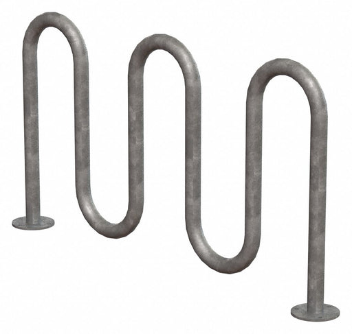 Bike Rack Silver Color 7 Cap. 3 W