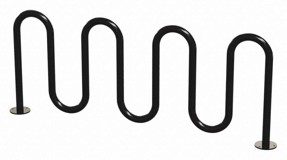 Bike Rack Black Color 9 Cap. 3 W