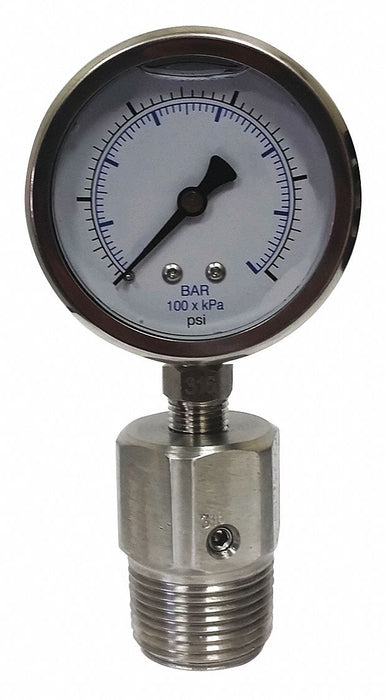 K4225 Pressure Gauge 1 in MNPT 0 to 600 psi