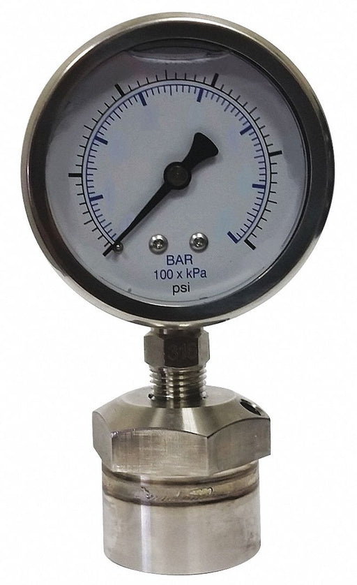 GaugewDiaphragmSeal1000psi1PK
