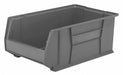 F8566 Super Size Bin Gray Plastic 8 in