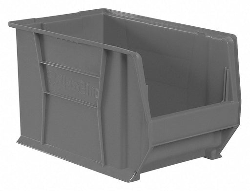 F9074 Super Size Bin Gray Plastic 12 in