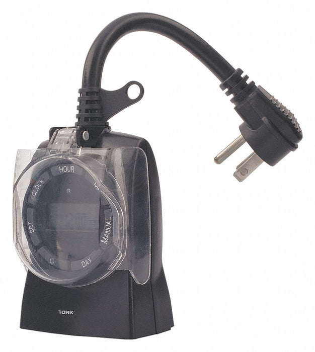 Plug-In Timer 24 hr Black