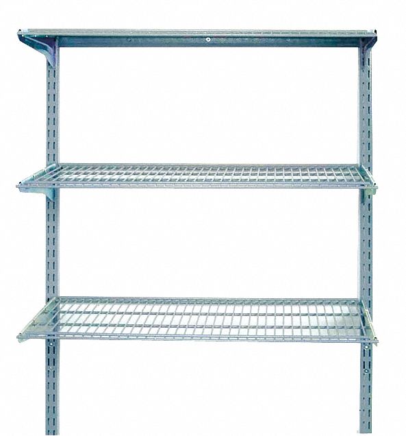 3-Shelf Wall Mount Unit 16 x31 1/2 x33 