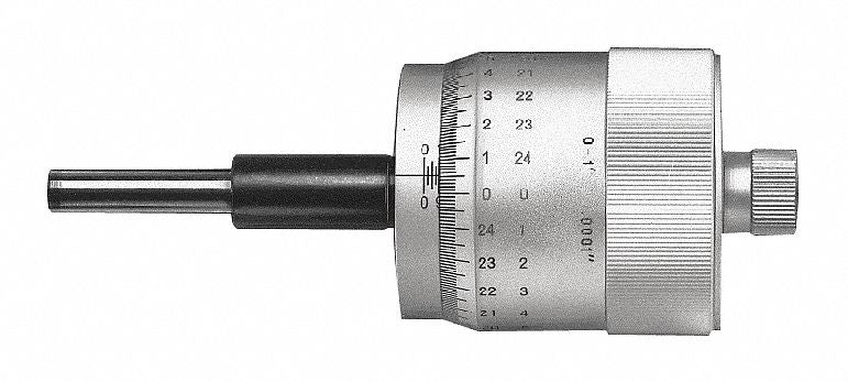 Micrometer Head 0 to 1 in Flat