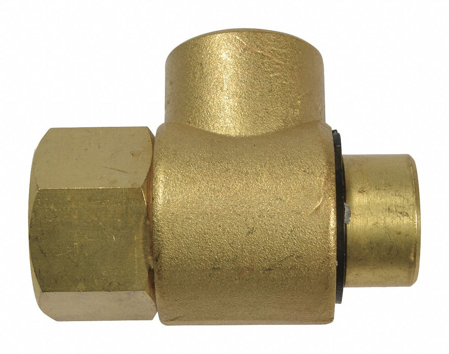 Swivel 90 Deg Steel 3/8 in FNPT Inlet