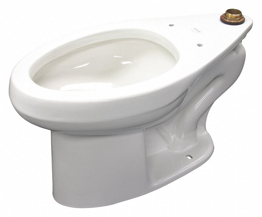 Toilet Bowl Elongated Floor Flush Valve
