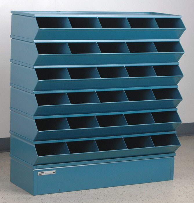 J4600 Sectional Bin Unit 30 Blue 39 in H