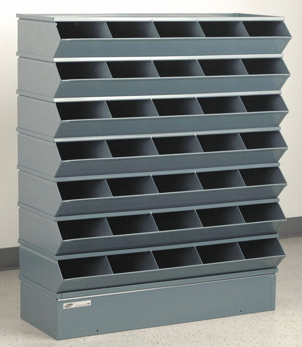 J4601 Sectional Bin Unit 35 Gray 44-1/2 in H