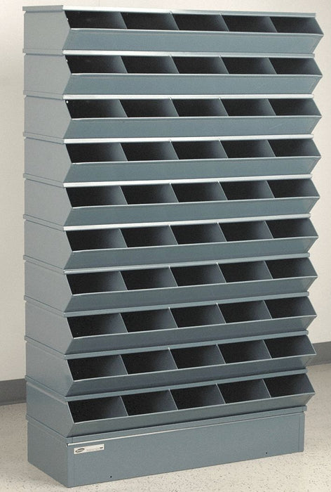 J4605 Sectional Bin Unit 50 Gray 61 in H