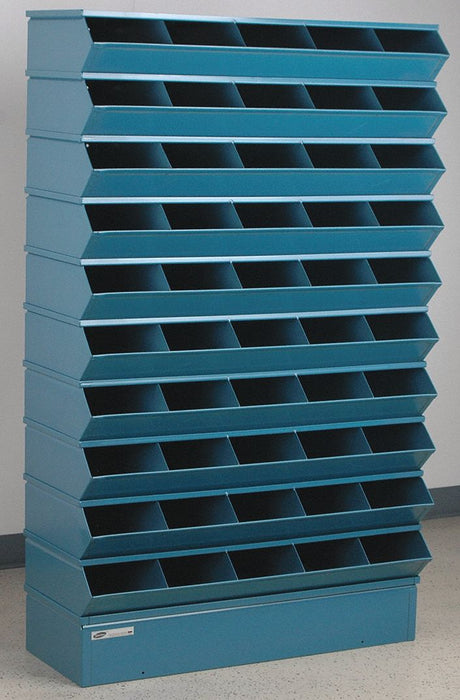 J4605 Sectional Bin Unit 50 Blue 61 in H
