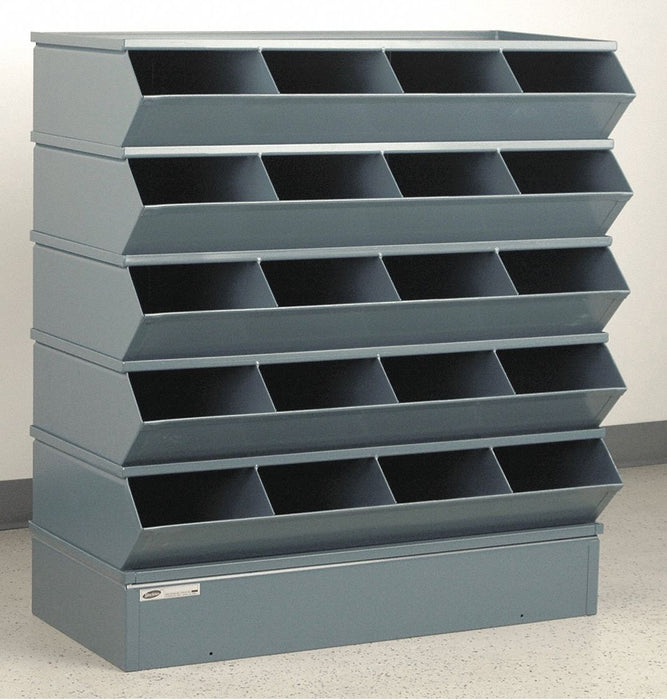 J4606 Sectional Bin Unit 20 Gray 40-5/8 in H