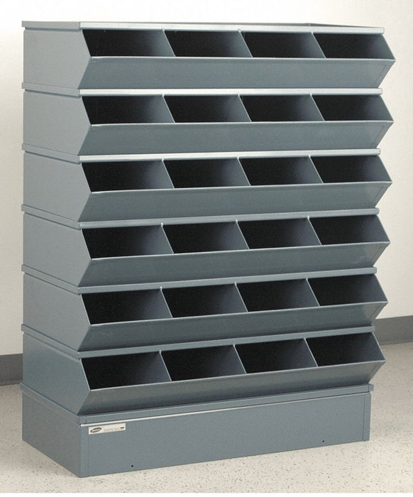 J4607 Sectional Bin Unit 24 Gray 47-1/2 in H