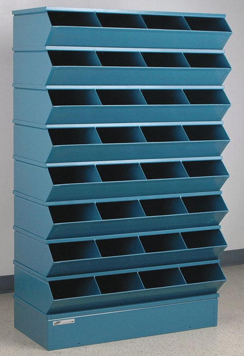 J4609 Sectional Bin Unit 32 Blue 61-1/4 in H