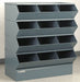 J4610 Sectional Bin Unit 12 Gray 41-1/2 in H