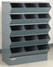 J4611 Sectional Bin Unit 15 Gray 50-3/8 in H