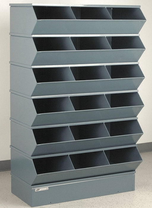 J4612 Sectional Bin Unit 18 Gray 59-1/4 in H
