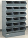J4612 Sectional Bin Unit 18 Gray 59-1/4 in H