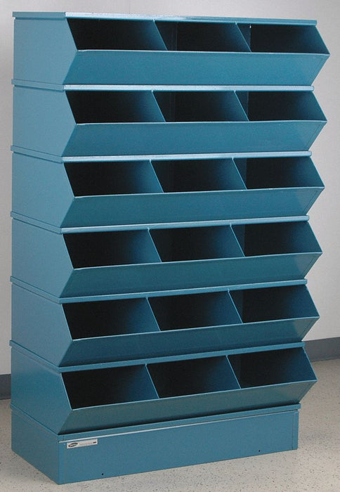 J4612 Sectional Bin Unit 18 Blue 59-1/4 in H