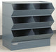 J4613 Sectional Bin Unit 6 Gray 38-5/8 in H