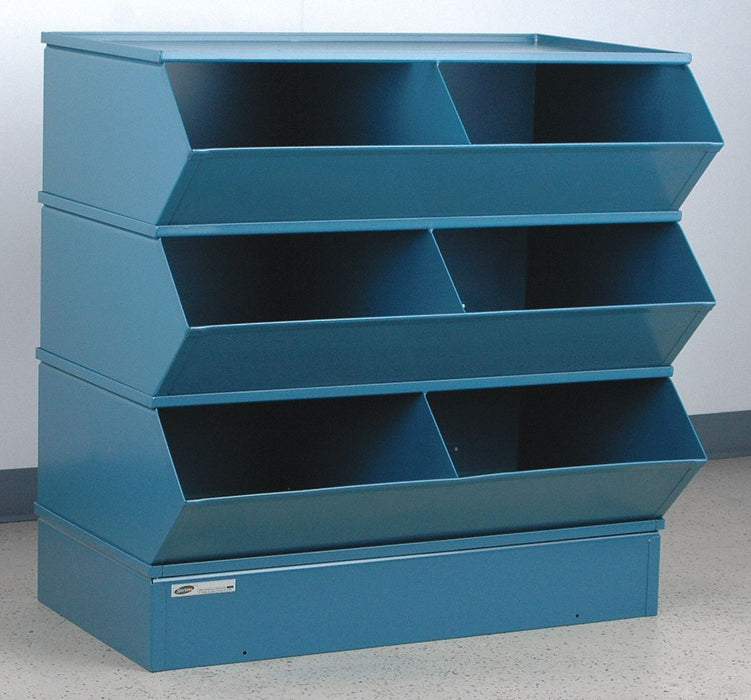 J4613 Sectional Bin Unit 6 Blue 38-5/8 in H